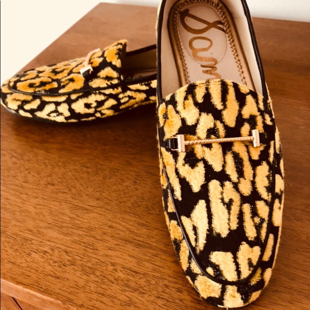 Sam Edelman Celebrity Leopard Loafers